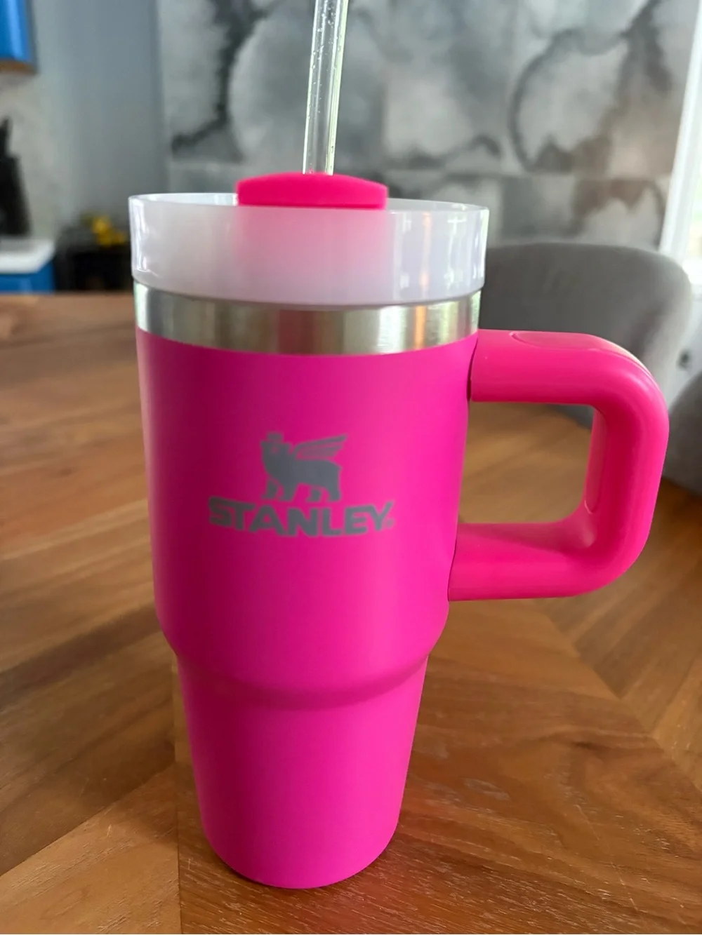 Stanley Hot Pink Travel Tumbler